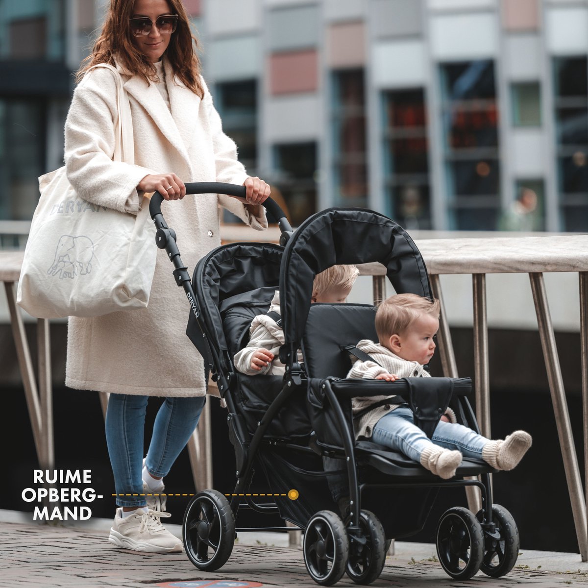 Elena duo buggy schwarz