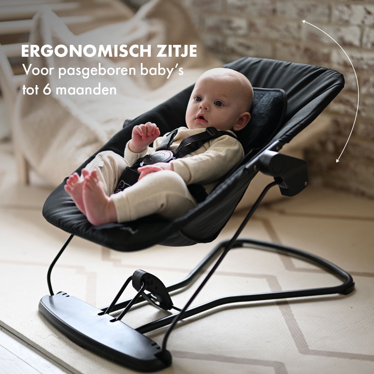 Curve Highchair Set Komplettset mit Wippe & Einlegekissen