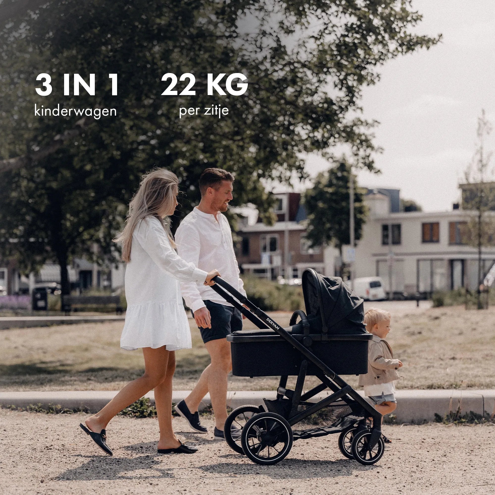 EVY V2 Kinderwagen 3 in 1 Grün