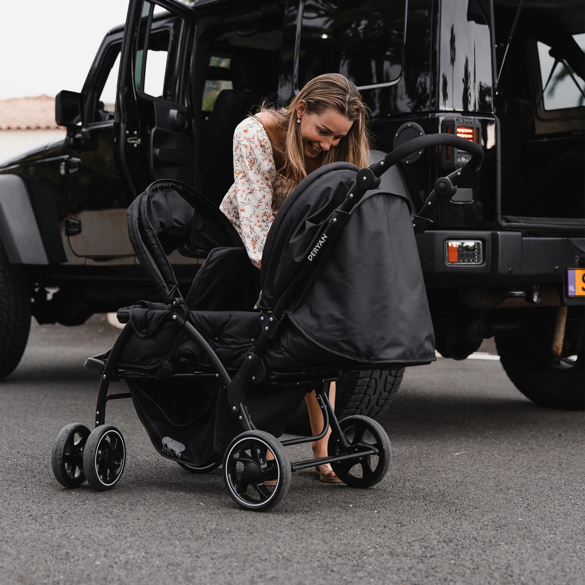 Elena duo buggy schwarz