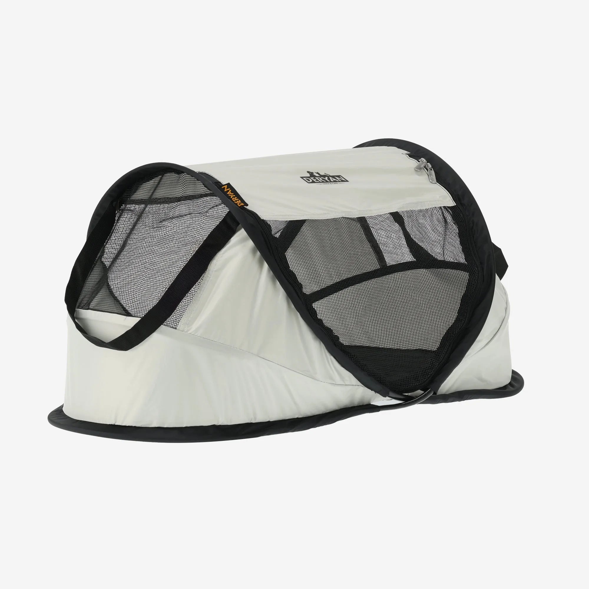 Deryan Hunde & Katzen - Luxury Pop-Up Pet Travel-Cot - Hundeauslauf - Pop-Up System - Klappbare Bank - Extra dickes Netz - Small