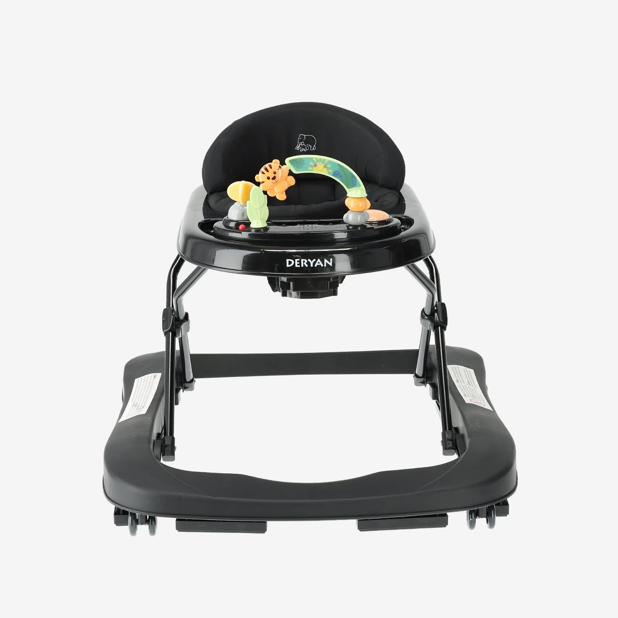 2-in-1-Kinderwagen Schwarz