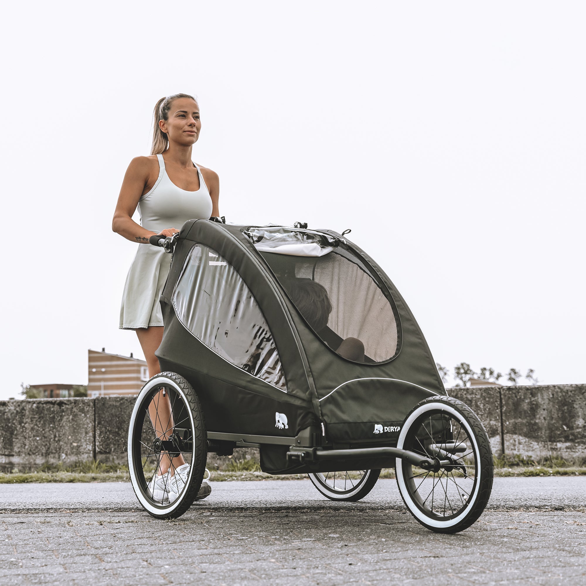 Fahrradanhänger - Kinderwagen - Jogging-Kinderwagen