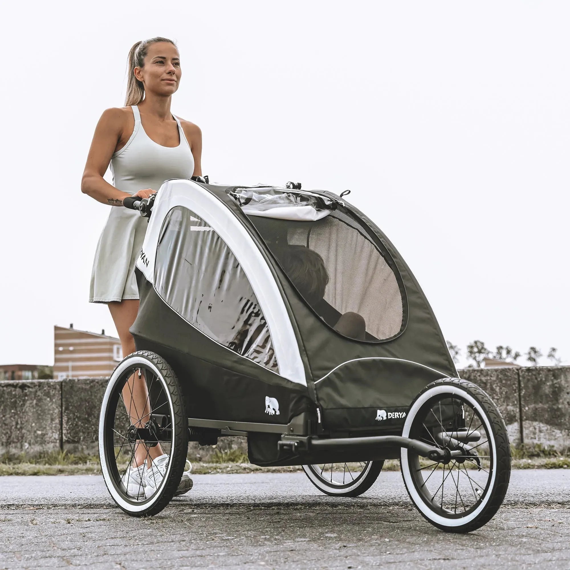 Fahrradanhänger - Kinderwagen - Jogging-Kinderwagen