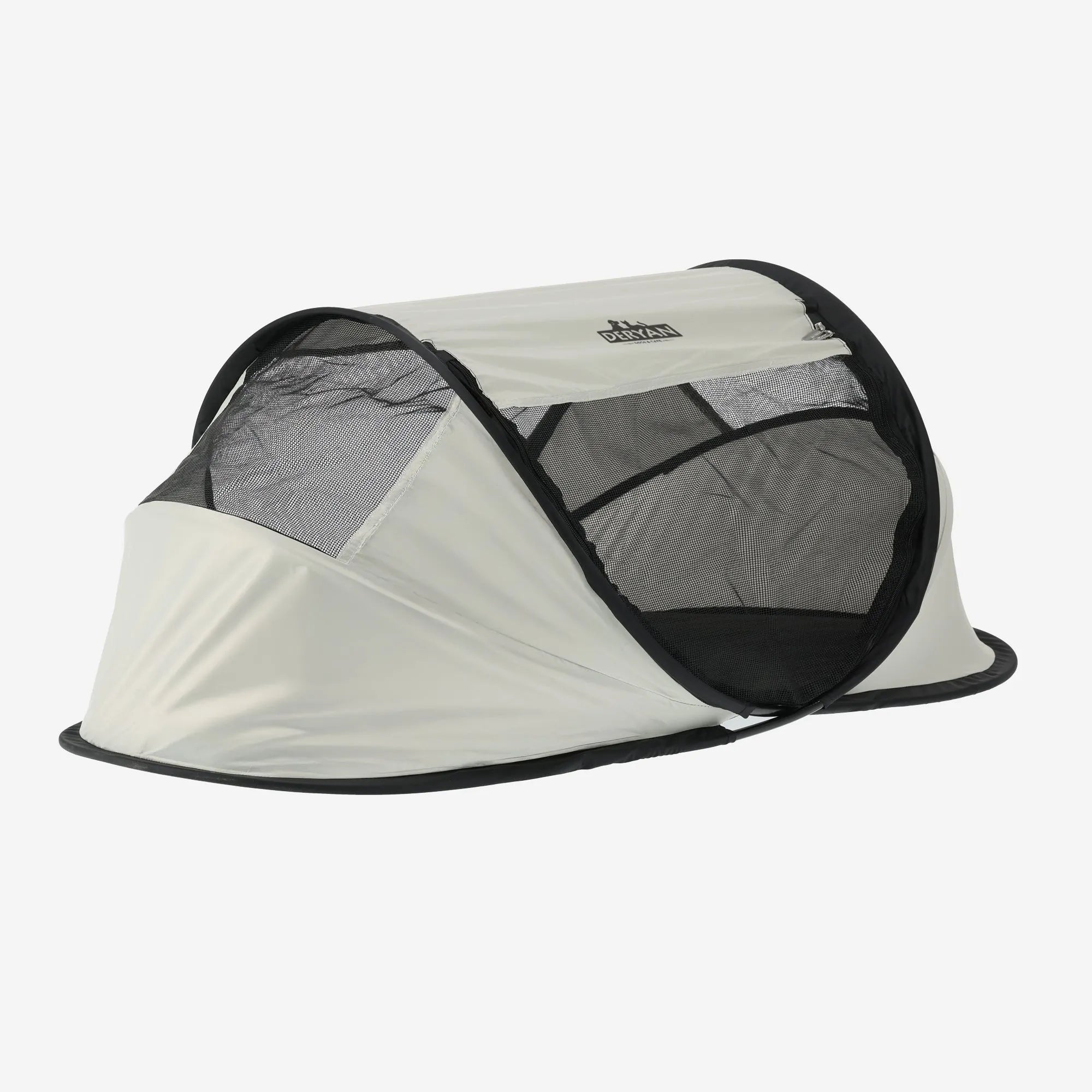 Deryan Hunde & Katzen - Luxury Pop-Up Pet Travel-Cot - Hundeauslauf - Pop-Up System - Klappbare Bank - Extra dickes Netz - Medium