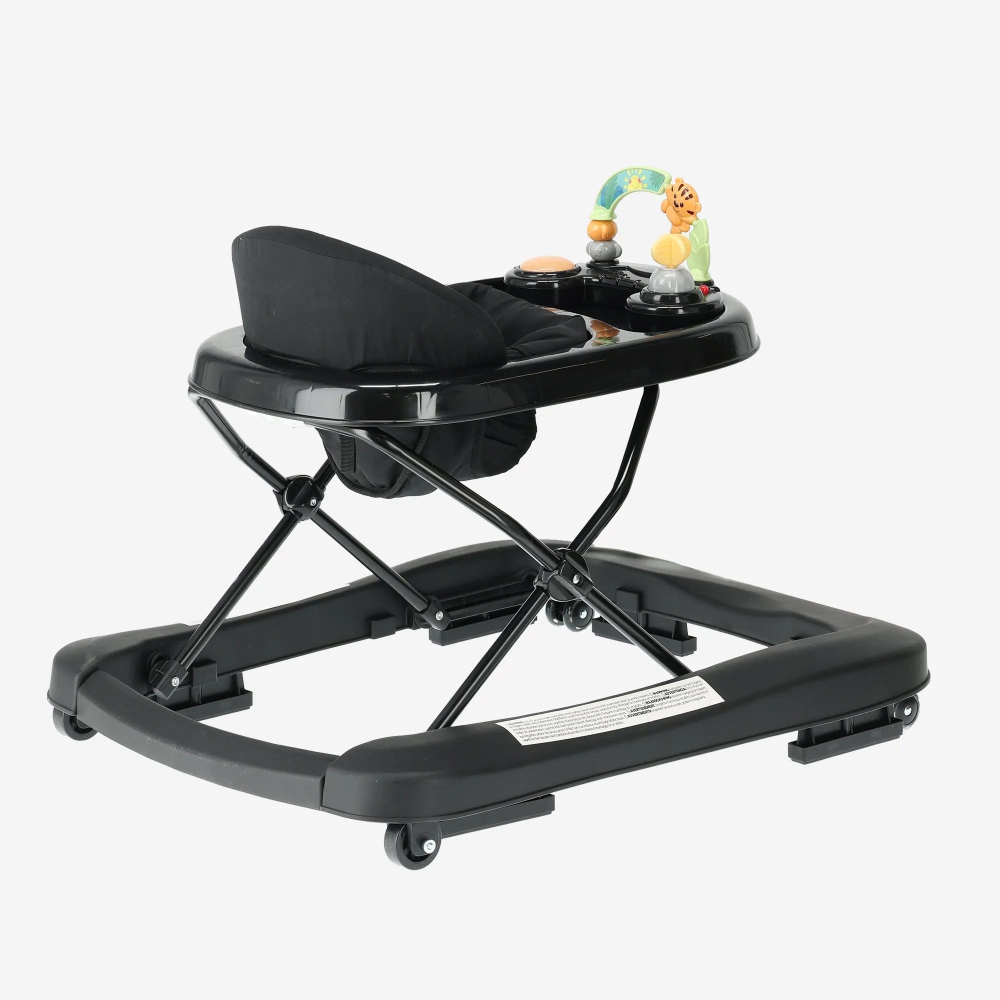 2-in-1-Kinderwagen Schwarz