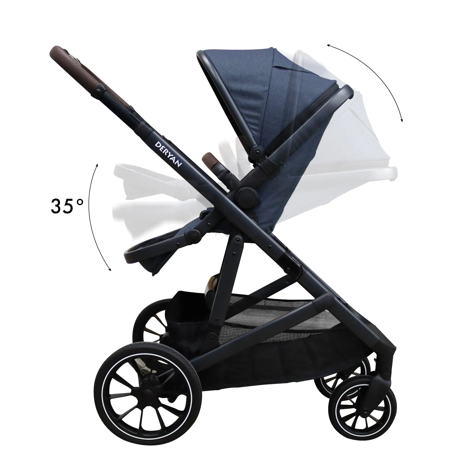 EVY V2 Kinderwagen 3 in 1 Navy