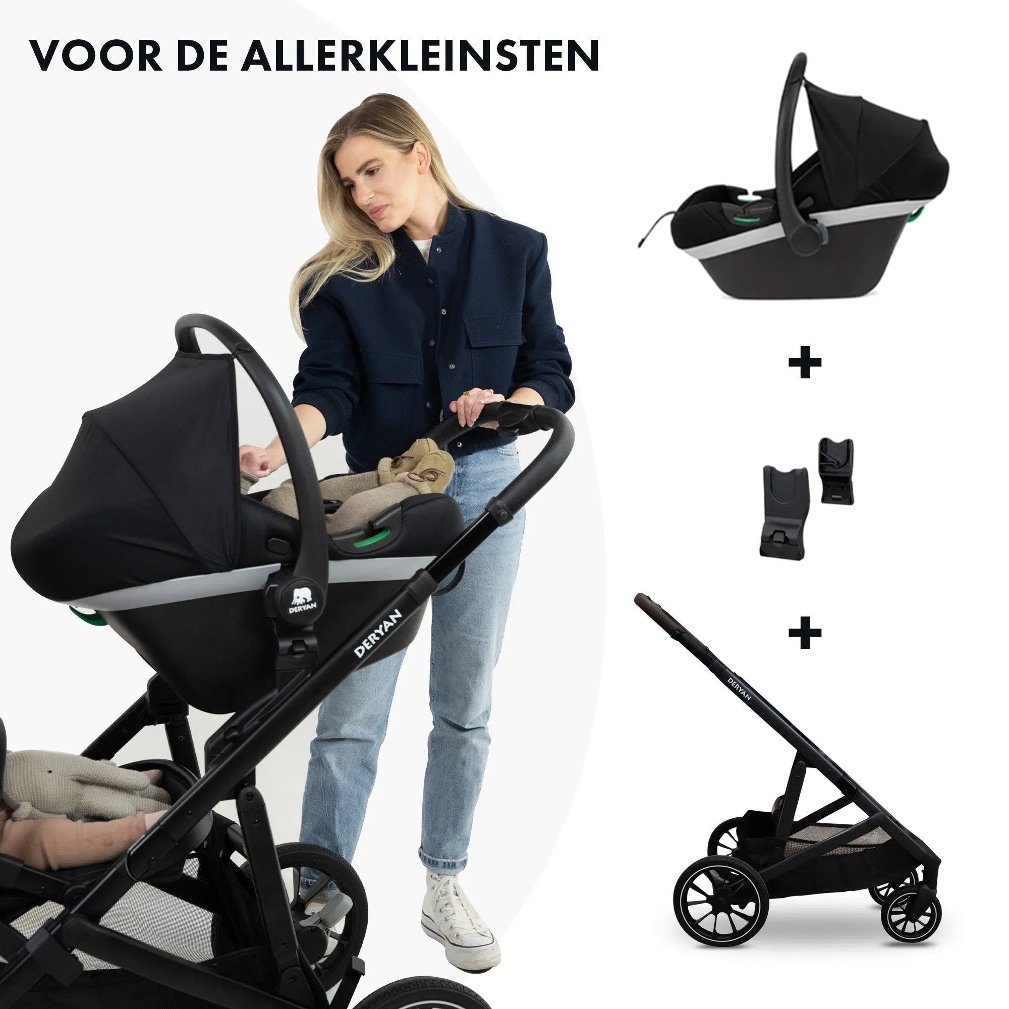 EVY V2 Kinderwagen 3 in 1 Navy