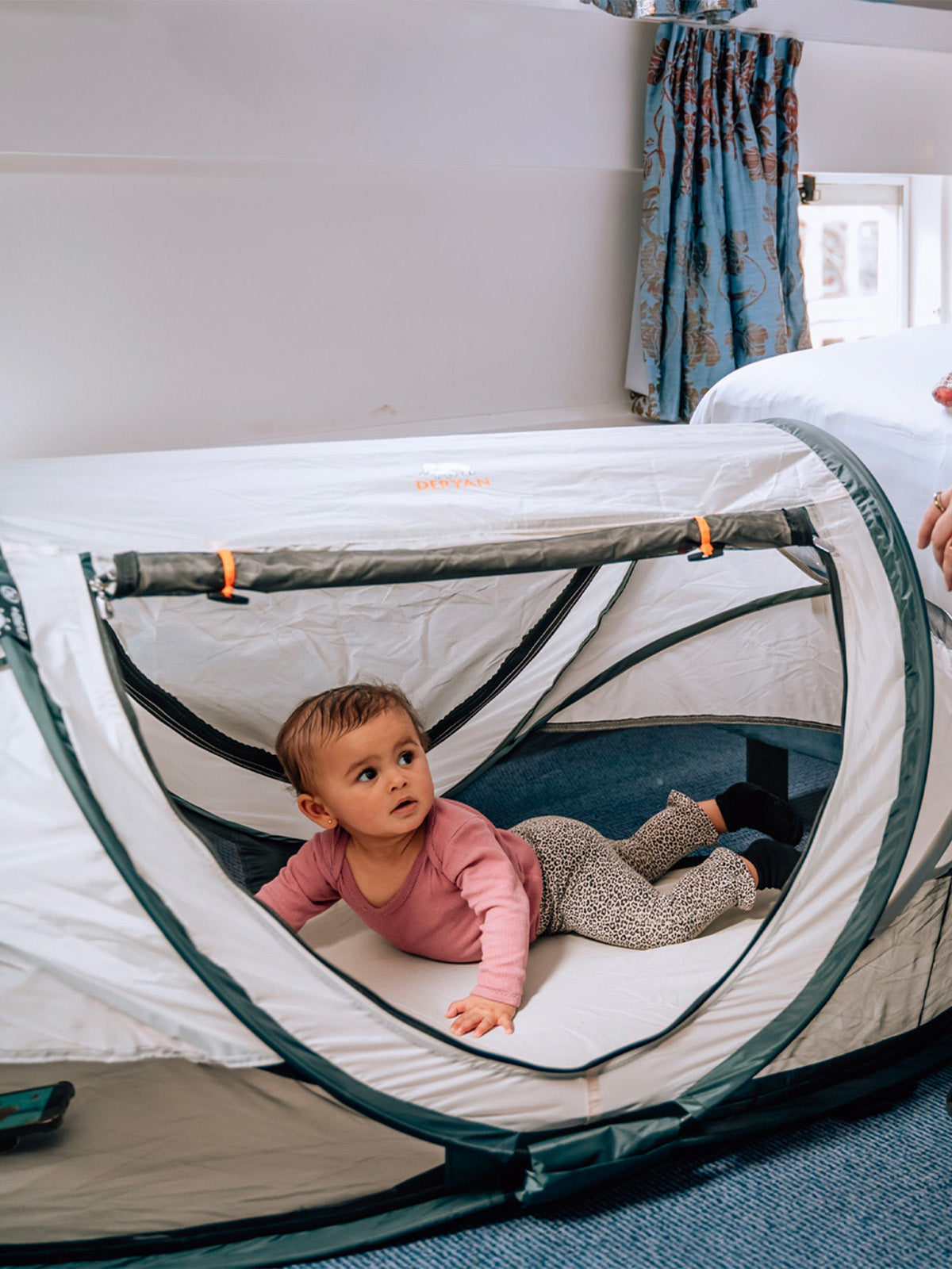 Baby camp bed on sale