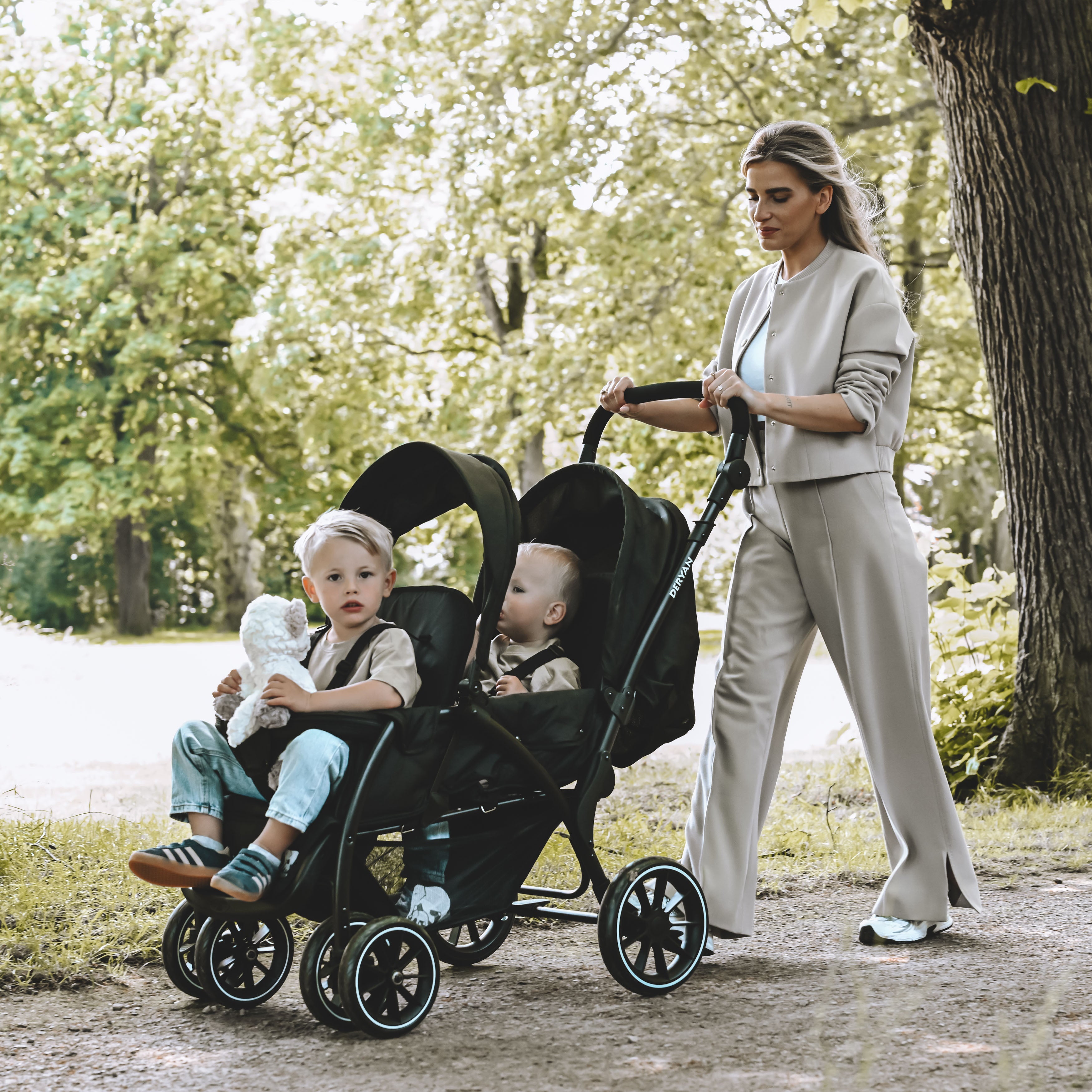 Elena duo buggy schwarz