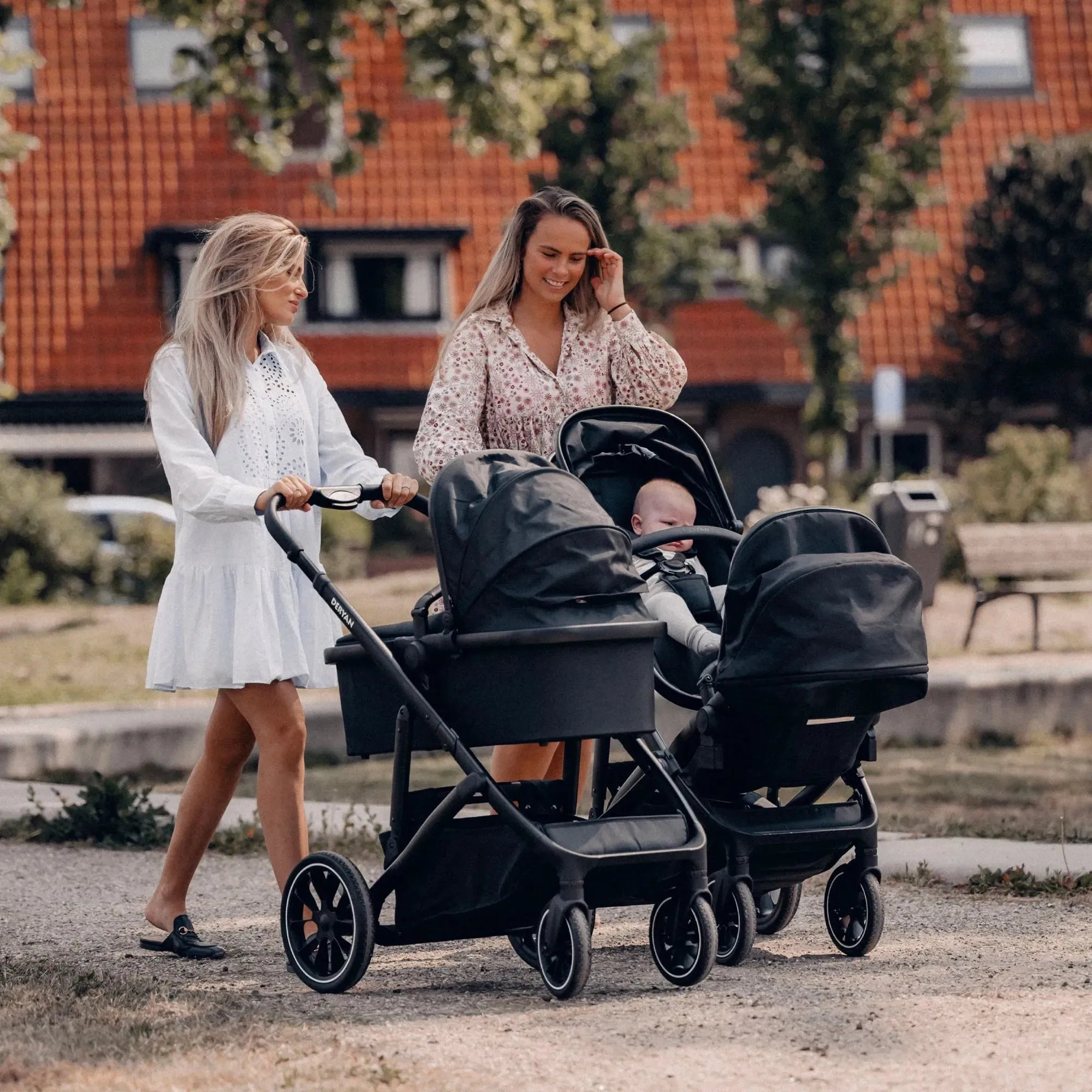 EVY V2 Duo Kinderwagen Schwarz 2 in 1