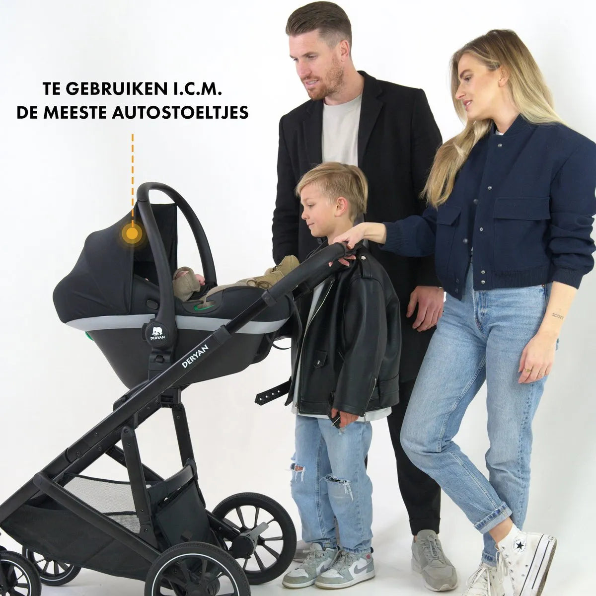 Deryan Evy Autositz-Adapter für Maxi Cosi /Cybex/Nuna