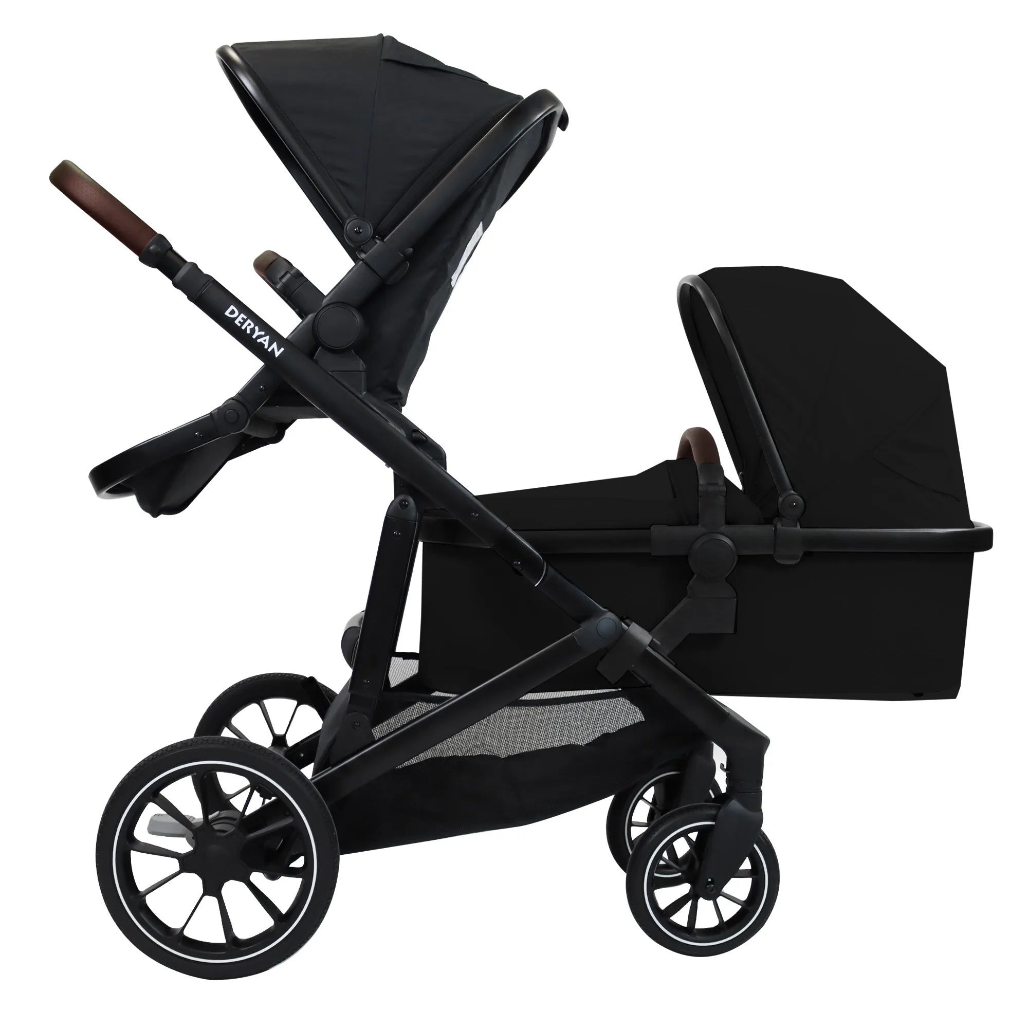 EVY V2 Kinderwagen 3 in 1 Schwarz